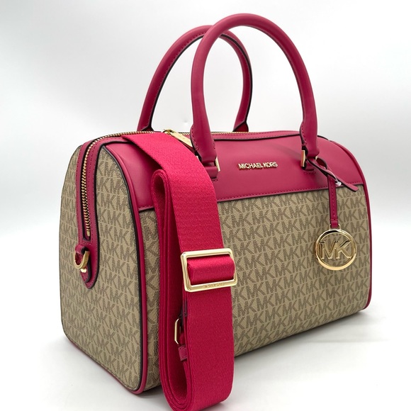 Michael Kors Medium Duffle Satchel Crossbody Bag - Picture 2 of 9